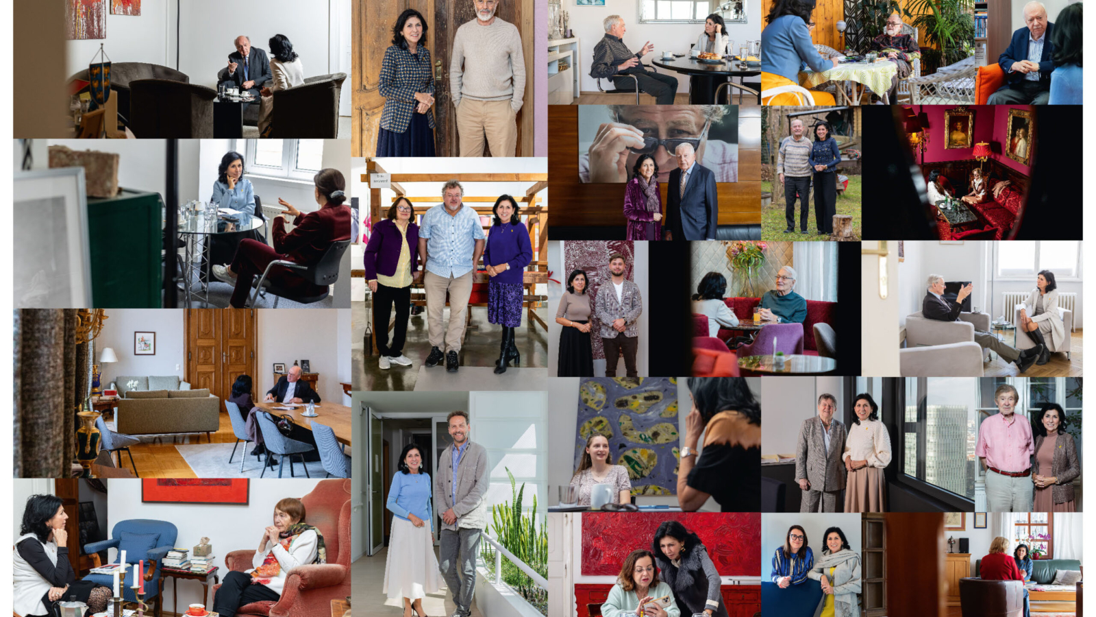 Collage aus dem Buch "Bewegte Zeiten"