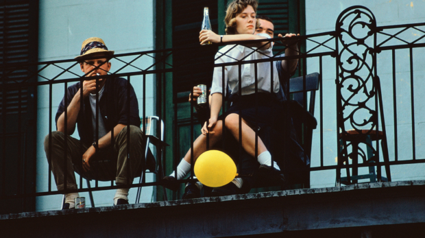 The Big Easy. Three friends look down from a balcony in New Orleans, 1960. (Photo by Ernst Haas/Hulton Archive/Getty Images)