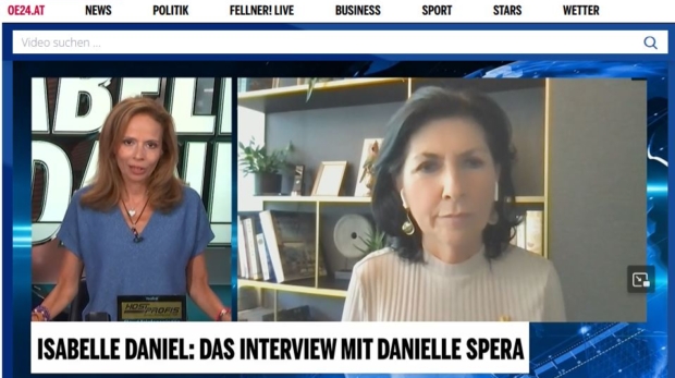 Danielle Spera im Interview bei Oe24 TV