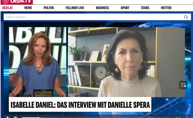 Danielle Spera im Interview bei Oe24 TV